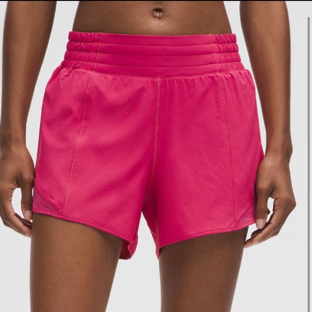 Lululemon Athletica Pink Athletic Shorts Lightweight Performance